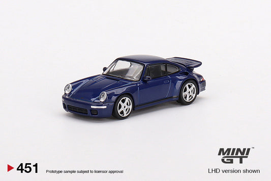 Mini GT No.451 RUF CTR Anniversary Dark Blue