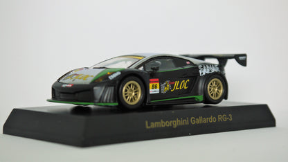Kyosho Lamborghini Minicar Collection IV No.86 Gallardo RG-3  (Green/Black/Silver)