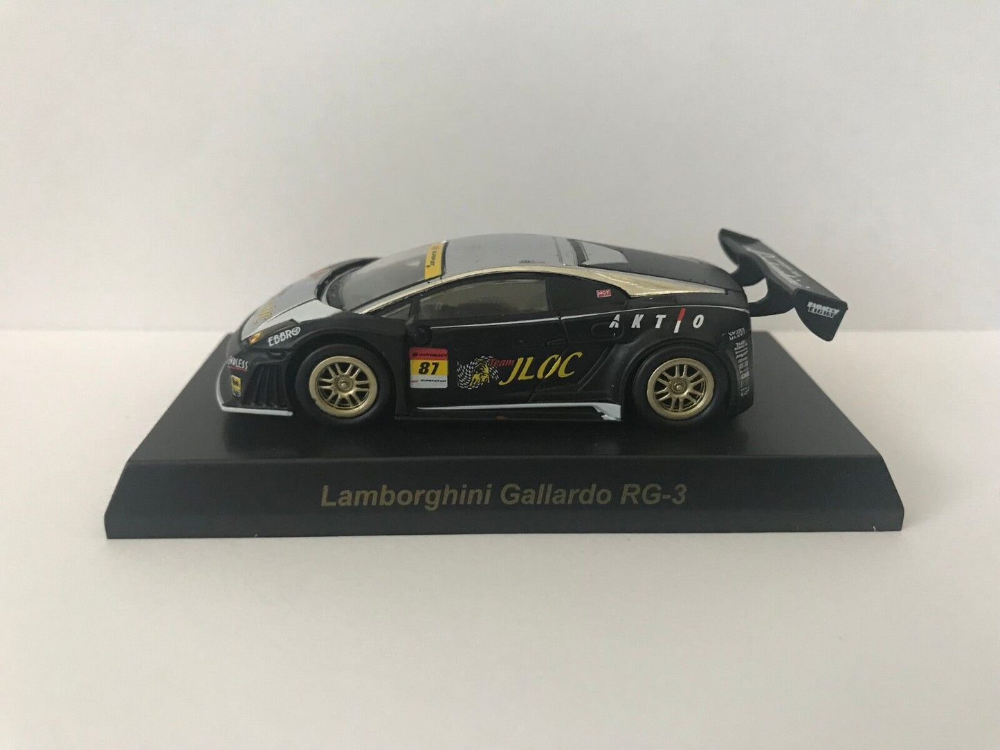 Kyosho Lamborghini Minicar Collection IV No.87 Gallardo RG-3 (Black/Gold)