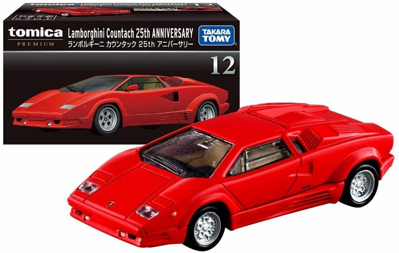 Tomica Premium No.12 Lamborghini Countach 25th Anniversary (Red)