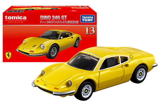 Tomica Premium No.13 Ferrari Dino 246 GT (Yellow) - First Edition