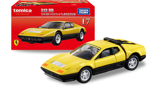 Tomica Premium No.17 Ferrari 512 BB (Yellow) - First Edition
