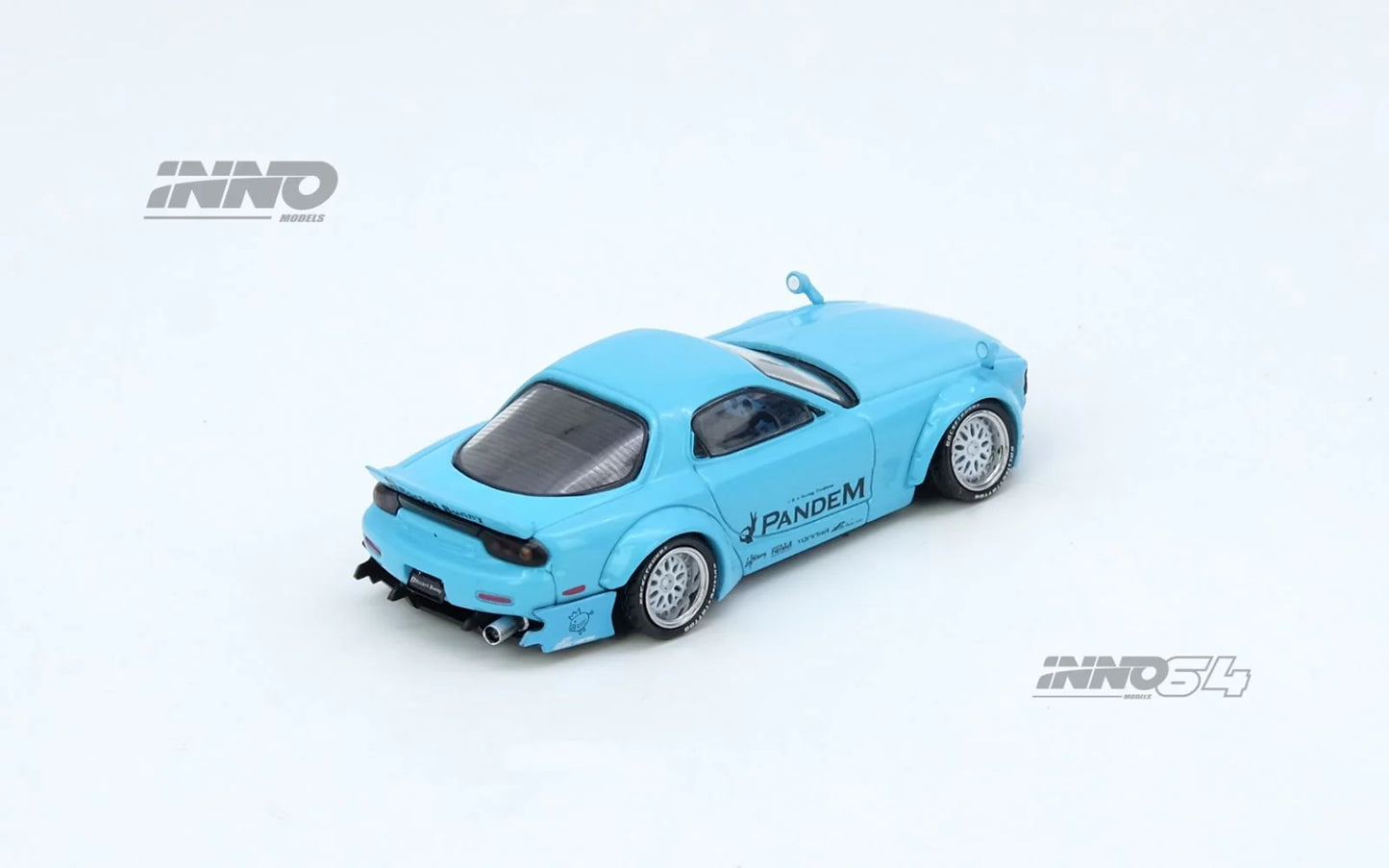 *Pre-Order* INNO Models INNO64 PANDEM ROCKET BUNNY RX7 (FD3S) Tiffany Blue