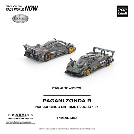 *Pre-Order* Pop Race - Pagani Zonda R NURBURGRING LAP TIME RECORD