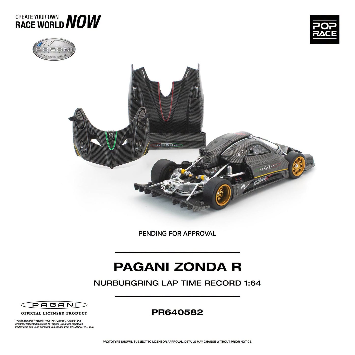 *Pre-Order* Pop Race - Pagani Zonda R NURBURGRING LAP TIME RECORD