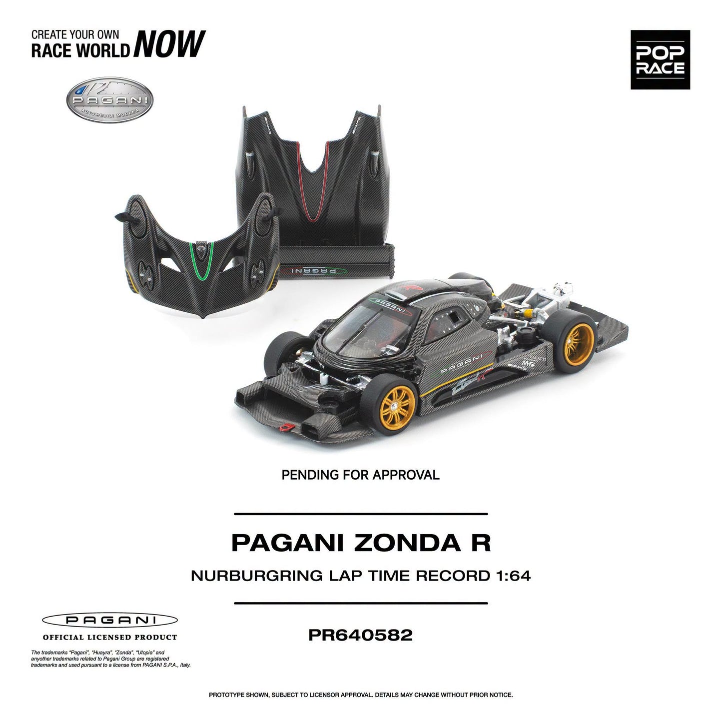 *Pre-Order* Pop Race - Pagani Zonda R NURBURGRING LAP TIME RECORD