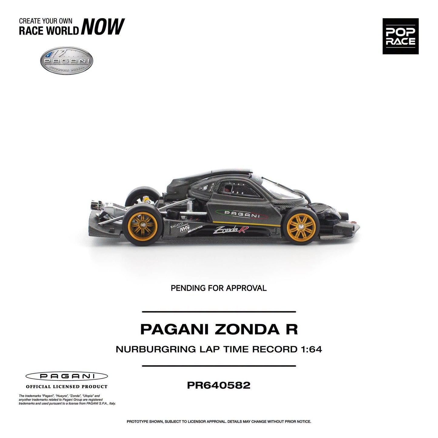 *Pre-Order* Pop Race - Pagani Zonda R NURBURGRING LAP TIME RECORD