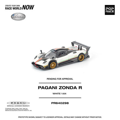 *Pre-Order* Pop Race Pagani Zonda R White