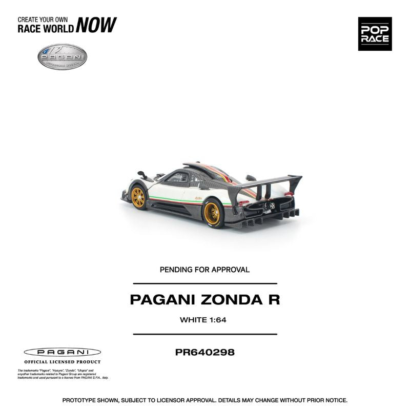 *Pre-Order* Pop Race Pagani Zonda R White