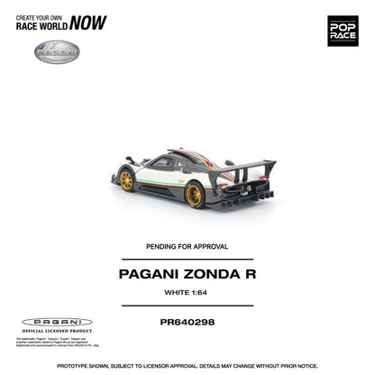 *Pre-Order* Pop Race Pagani Zonda R White
