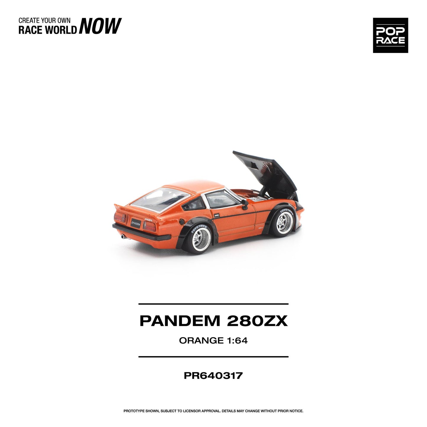 *Pre-Order* Pop Race - Pandem 280ZX Orange