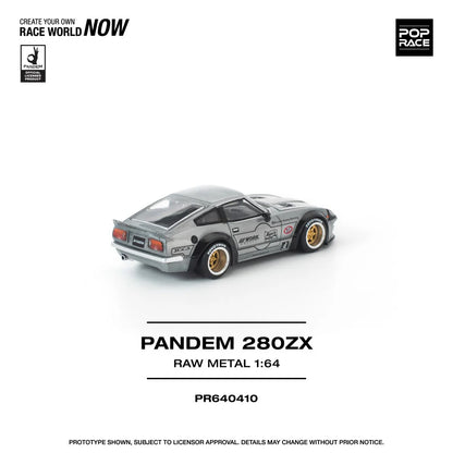 *Pre-Order* Pop Race Pandem 280ZX Raw Metal