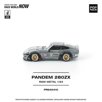 *Pre-Order* Pop Race Pandem 280ZX Raw Metal