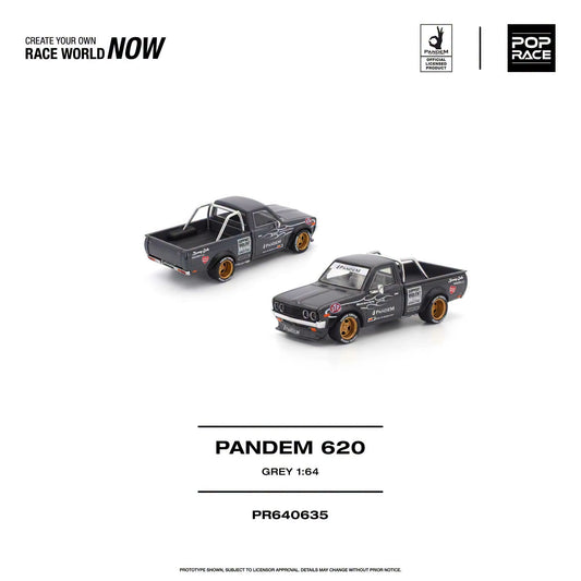 *Pre-Order* Pop Race - PR640635 Pandem 620 Grey