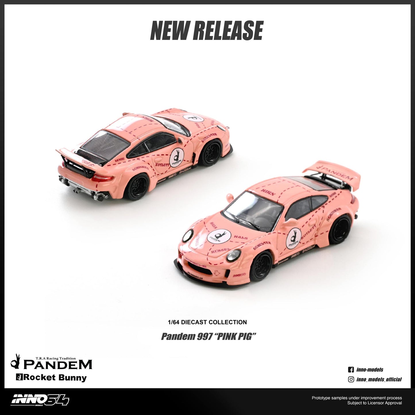 *Pre-Order* INNO Models INNO64 Pandem 997 "PINK PIG"