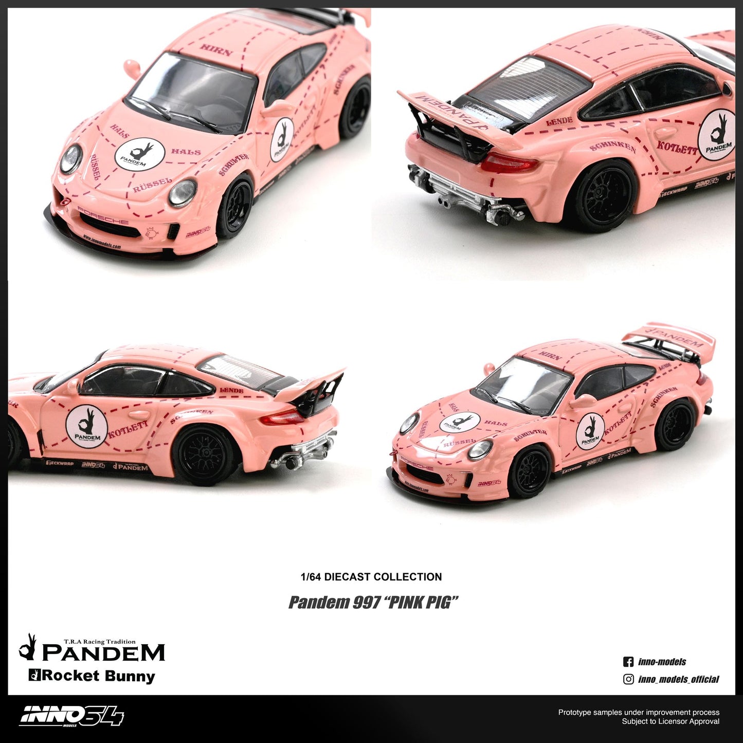 *Pre-Order* INNO Models INNO64 Pandem 997 "PINK PIG"