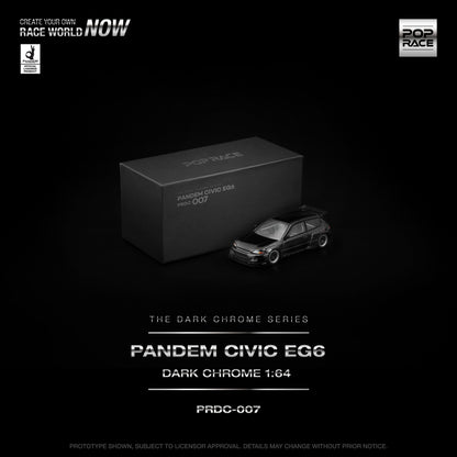 *Pre-Order* Pop Race Pandem Civic EG6 Dark Chrome