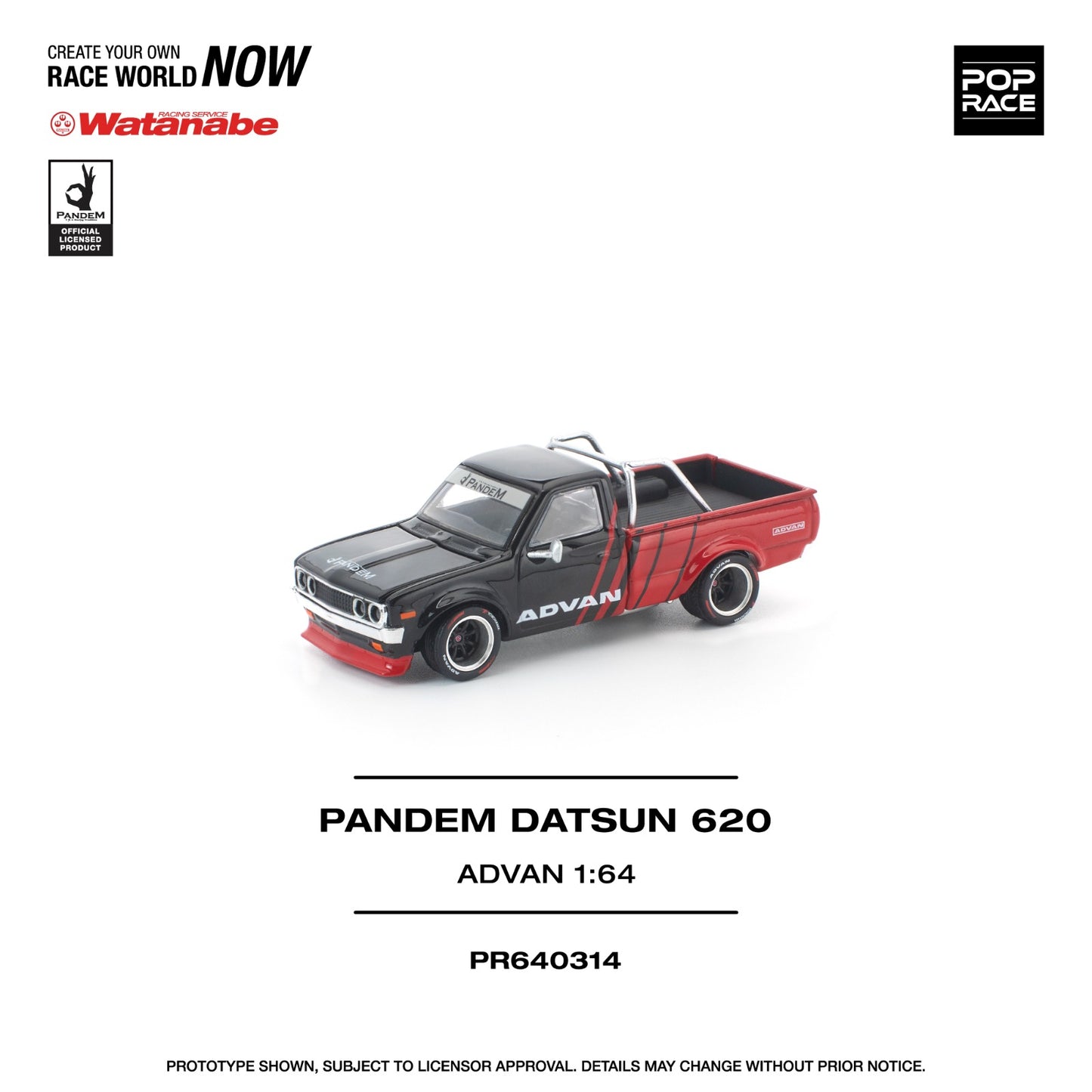 *Pre-Order* Pop Race Pandem Datsun 620 Advan