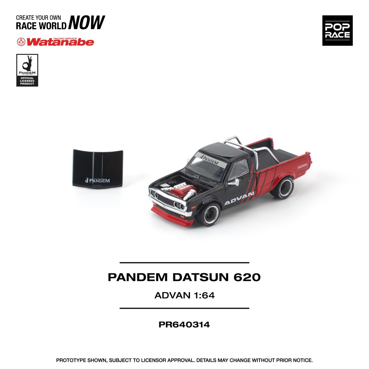*Pre-Order* Pop Race Pandem Datsun 620 Advan