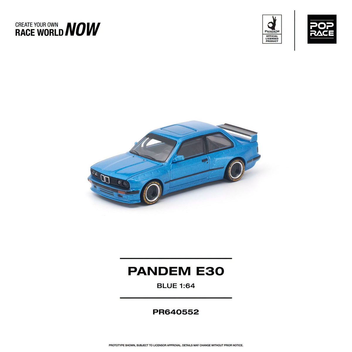 *Pre-Order* Pop Race - PR640552 Pandem E30 Blue