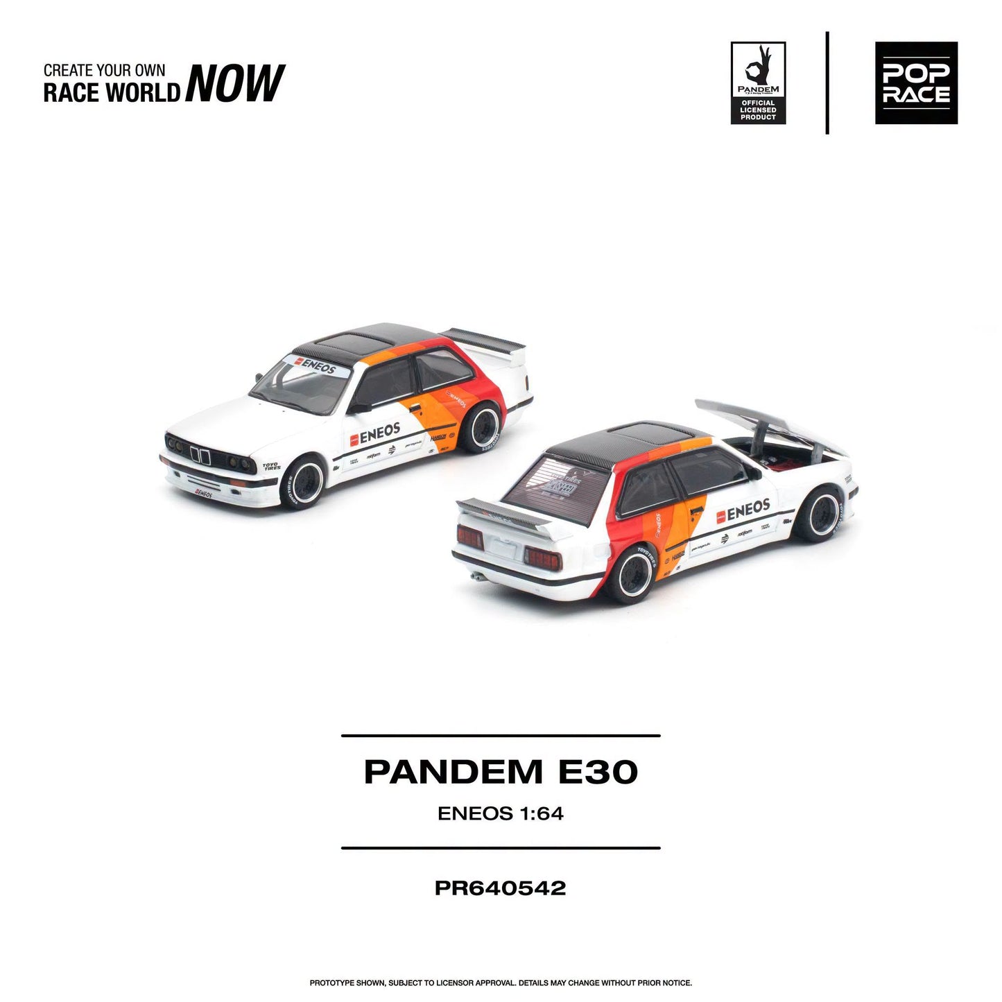 *Pre-Order* Pop Race - PR640542 Pandem E30 ENEOS