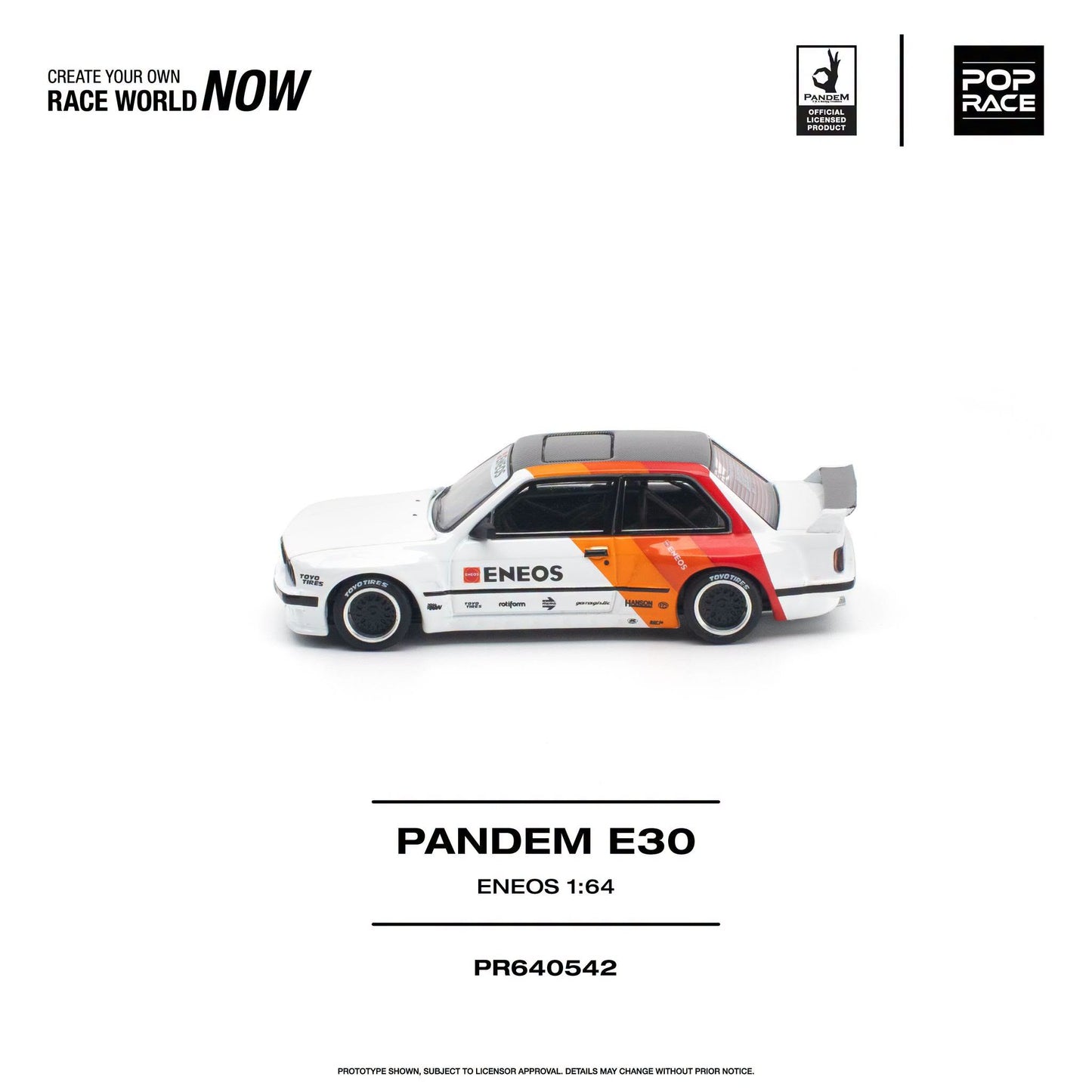 *Pre-Order* Pop Race - PR640542 Pandem E30 ENEOS