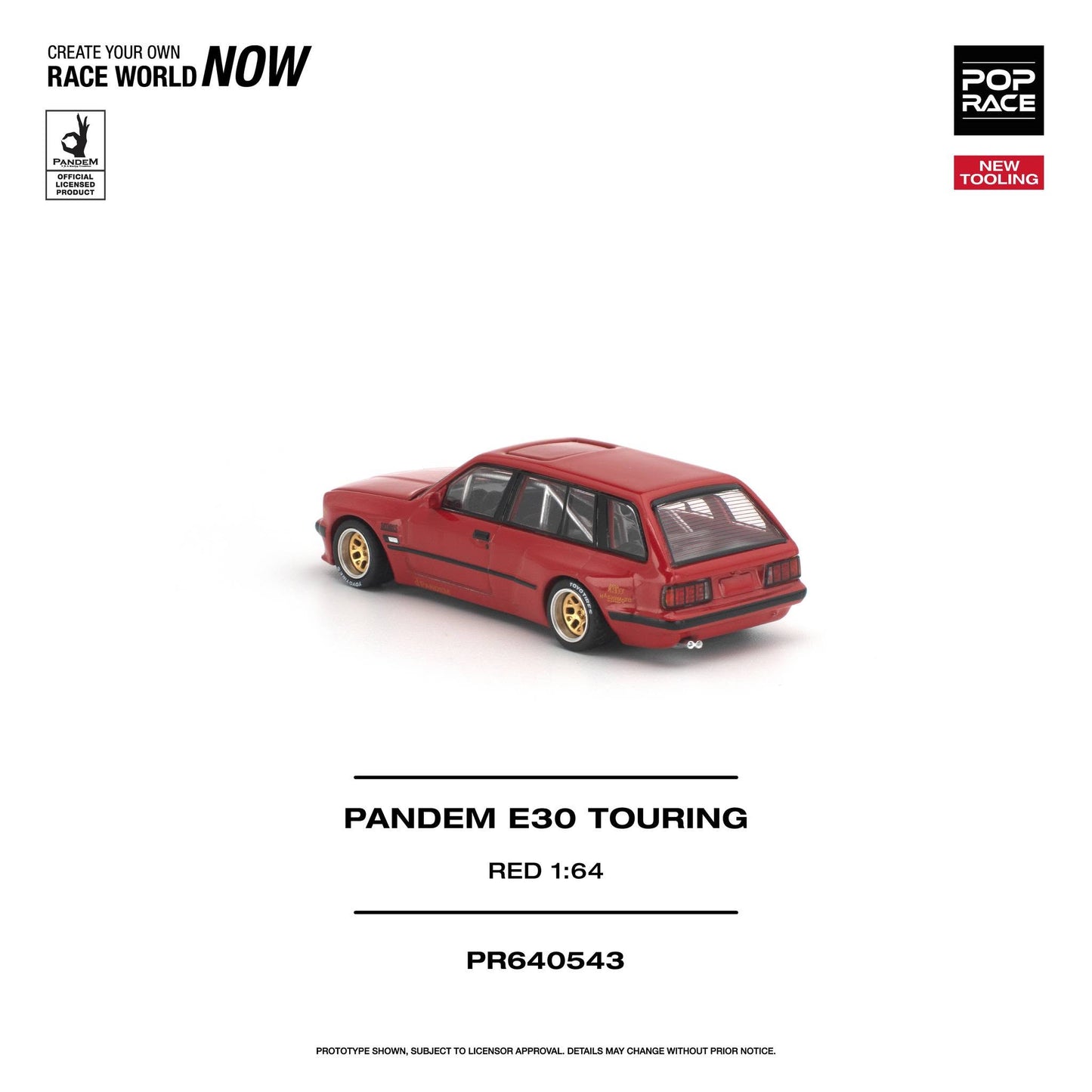 *Pre-Order* Pop Race - Pandem E30 Touring Red