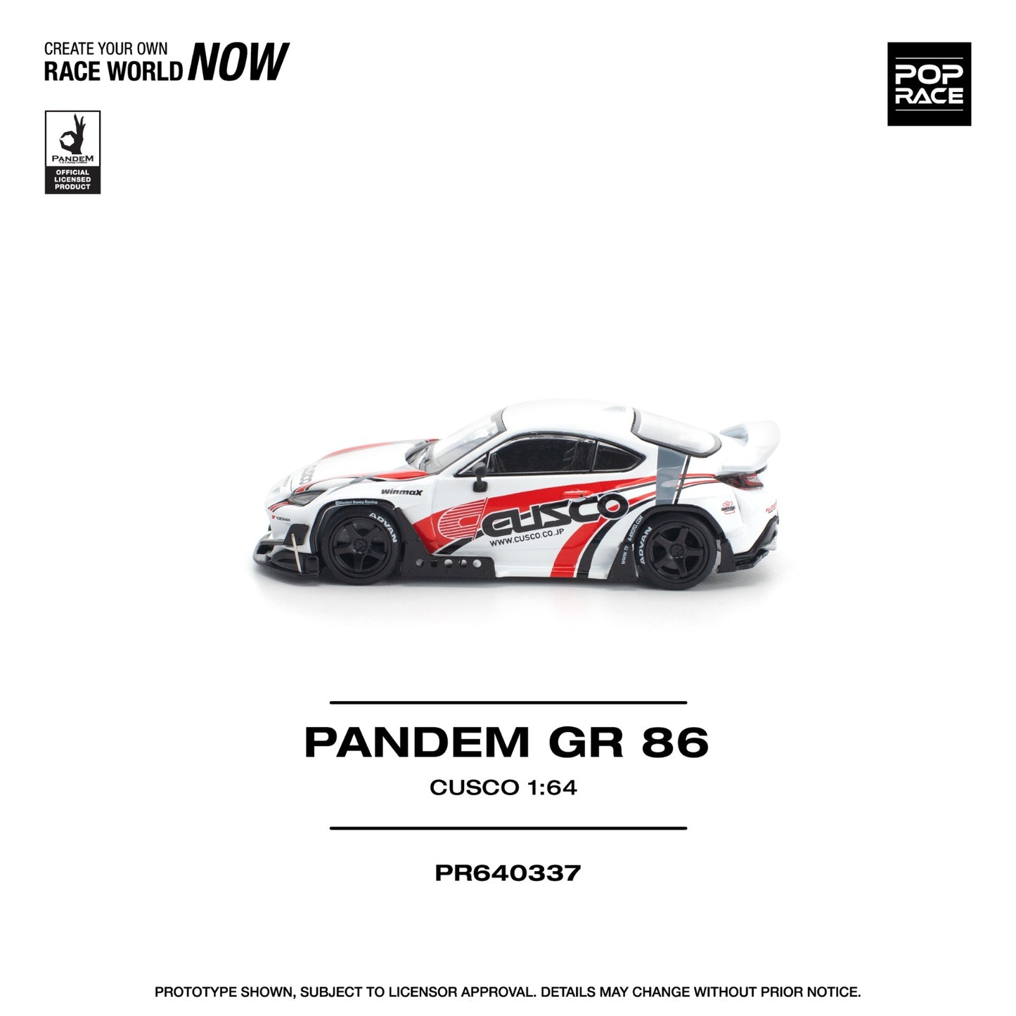 *Pre-Order* Pop Race Pandem GR86 - CUSCO
