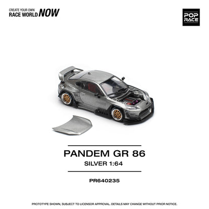 *Pre-Order* Pop Race Pandem GR86 - Silver