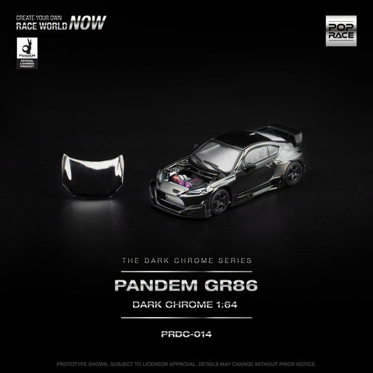 *Pre-Order* Pop Race - PRDC014 Pandem GR86 Dark Chrome