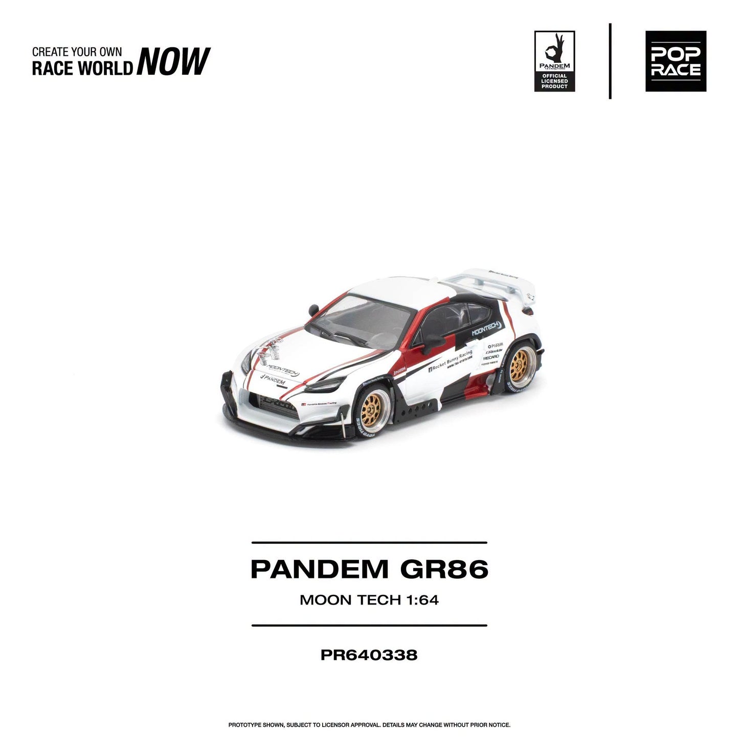 *Pre-Order* Pop Race - PR640338 Pandem GR86 MOONTECH
