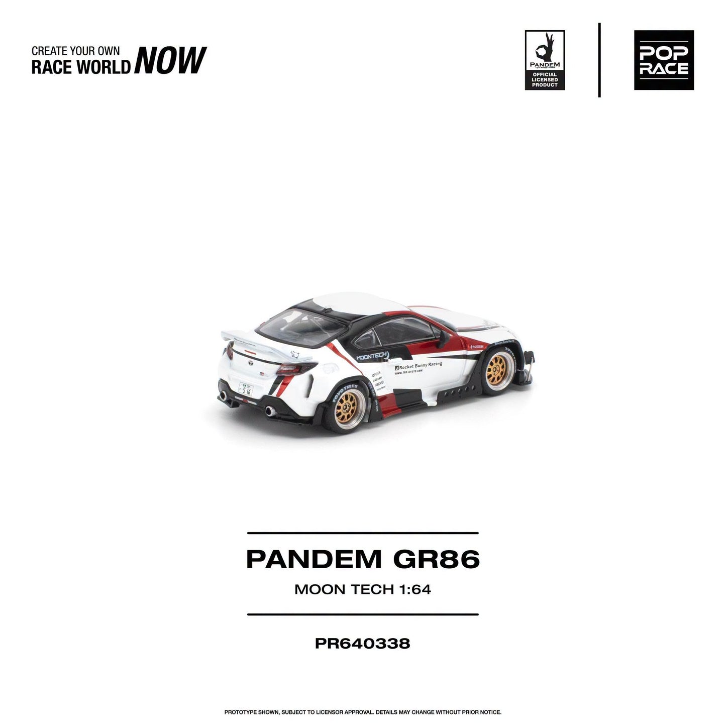 *Pre-Order* Pop Race - PR640338 Pandem GR86 MOONTECH