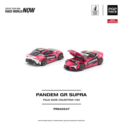 *Pre-Order* Pop Race - PR640547 Pandem GR Supra FDJ2 VALENTINA PIAZ