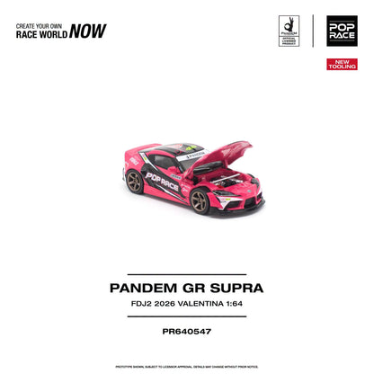*Pre-Order* Pop Race - PR640547 Pandem GR Supra FDJ2 VALENTINA PIAZ