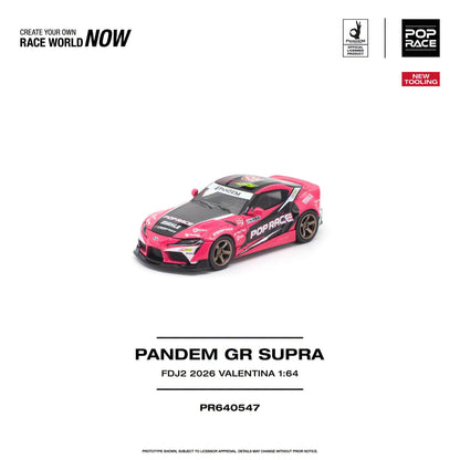 *Pre-Order* Pop Race - PR640547 Pandem GR Supra FDJ2 VALENTINA PIAZ