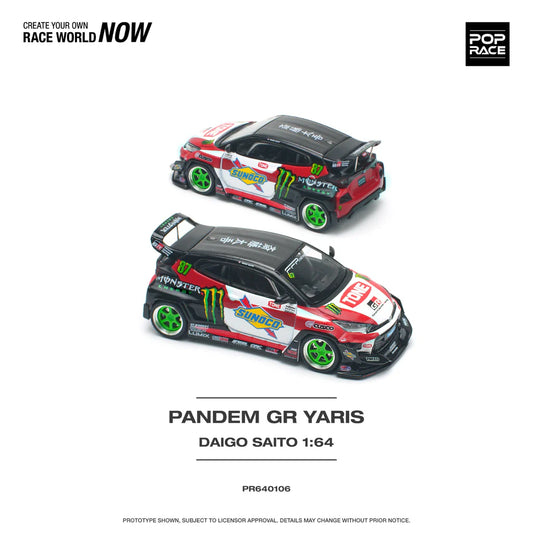 *Pre-Order* Pop Race Pandem GR Yaris - Daigo Saito