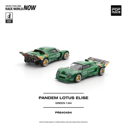 *Pre-Order* Pop Race - PR640494 Pandem Lotus Elise Green