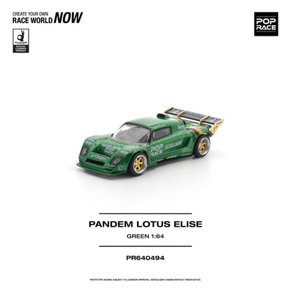 *Pre-Order* Pop Race - PR640494 Pandem Lotus Elise Green