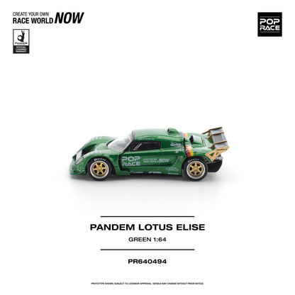 *Pre-Order* Pop Race - PR640494 Pandem Lotus Elise Green