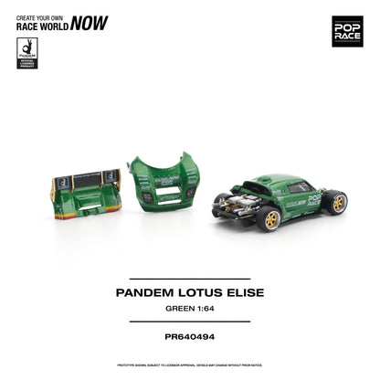 *Pre-Order* Pop Race - PR640494 Pandem Lotus Elise Green