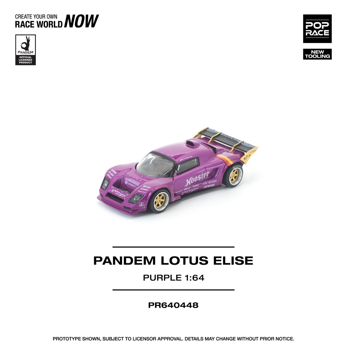 *Pre-Order* Pop Race Pandem Lotus Elise Purple