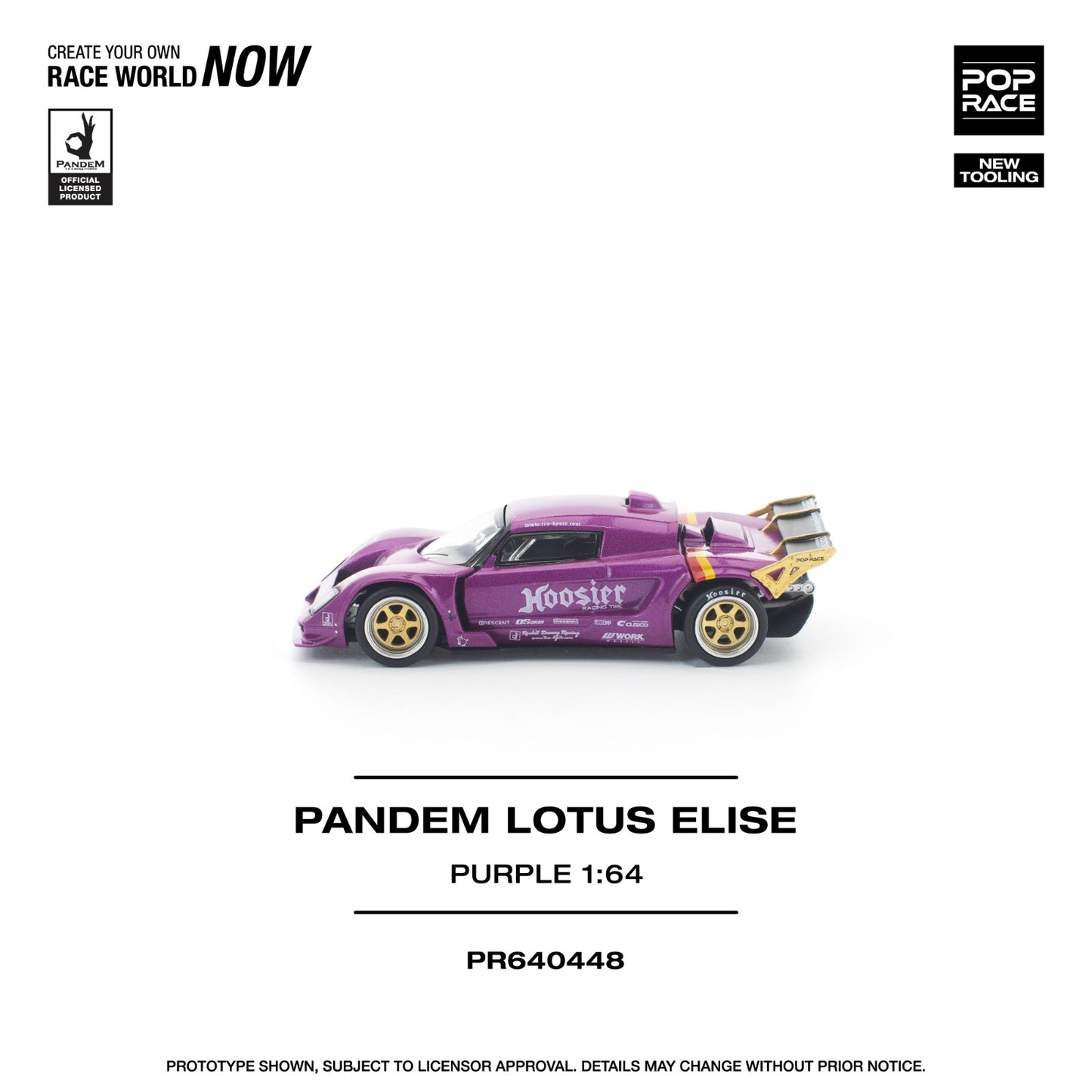*Pre-Order* Pop Race Pandem Lotus Elise Purple