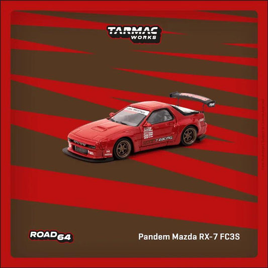 *Pre-Order* Tarmac Works Pandem Mazda RX-7 FC3S (Red)