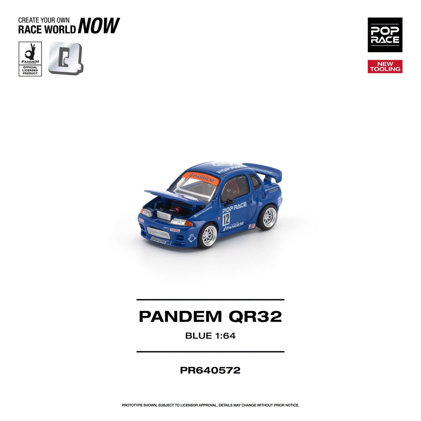 *Pre-Order* Pop Race PR640572 - Pandem QR32 Blue