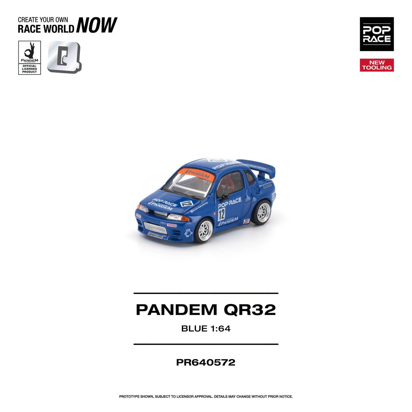 *Pre-Order* Pop Race PR640572 - Pandem QR32 Blue