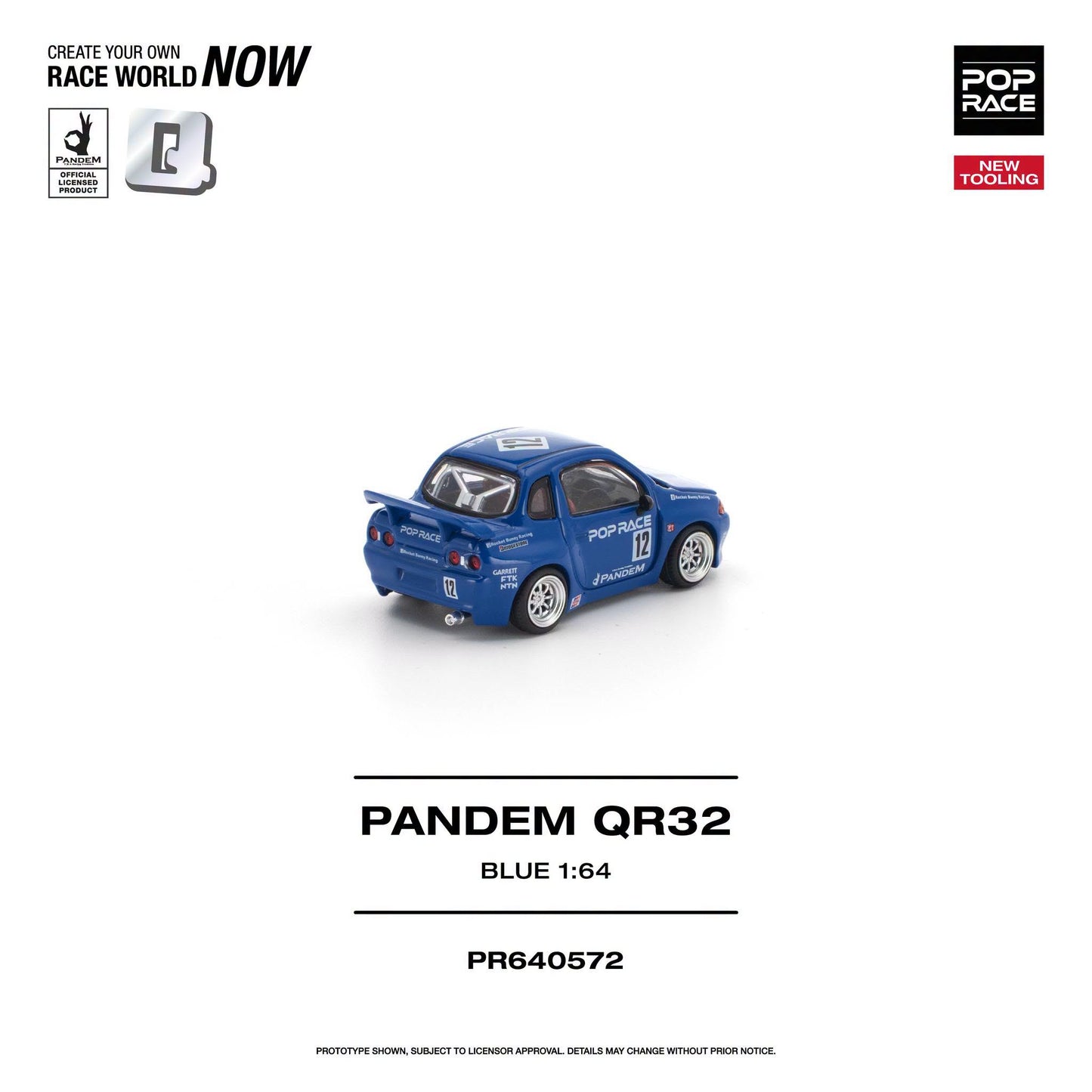 *Pre-Order* Pop Race PR640572 - Pandem QR32 Blue