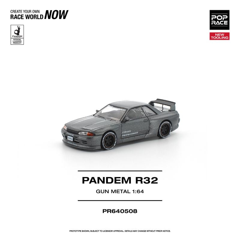 *Pre-Order* Pop Race - Pandem R32 Gun Metal