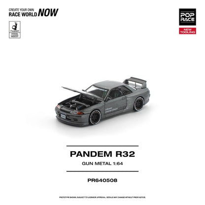 *Pre-Order* Pop Race - Pandem R32 Gun Metal