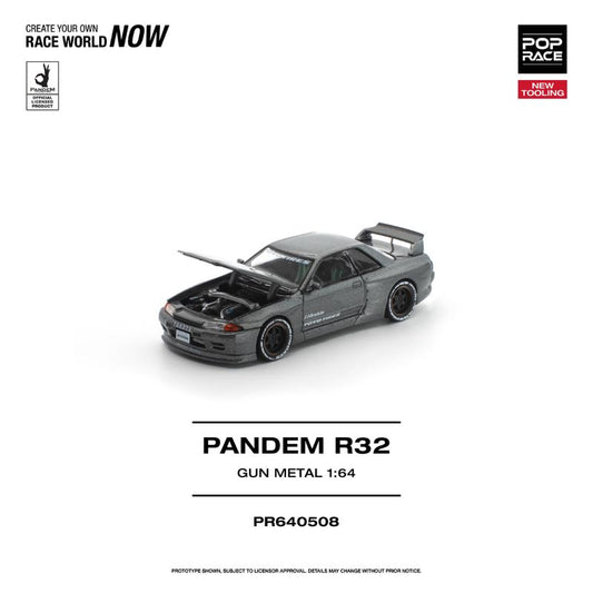 *Pre-Order* Pop Race - Pandem R32 Gun Metal