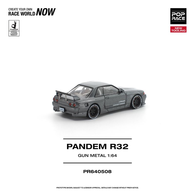 *Pre-Order* Pop Race - Pandem R32 Gun Metal